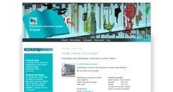 Desktop Screenshot of biblio.ayent.ch